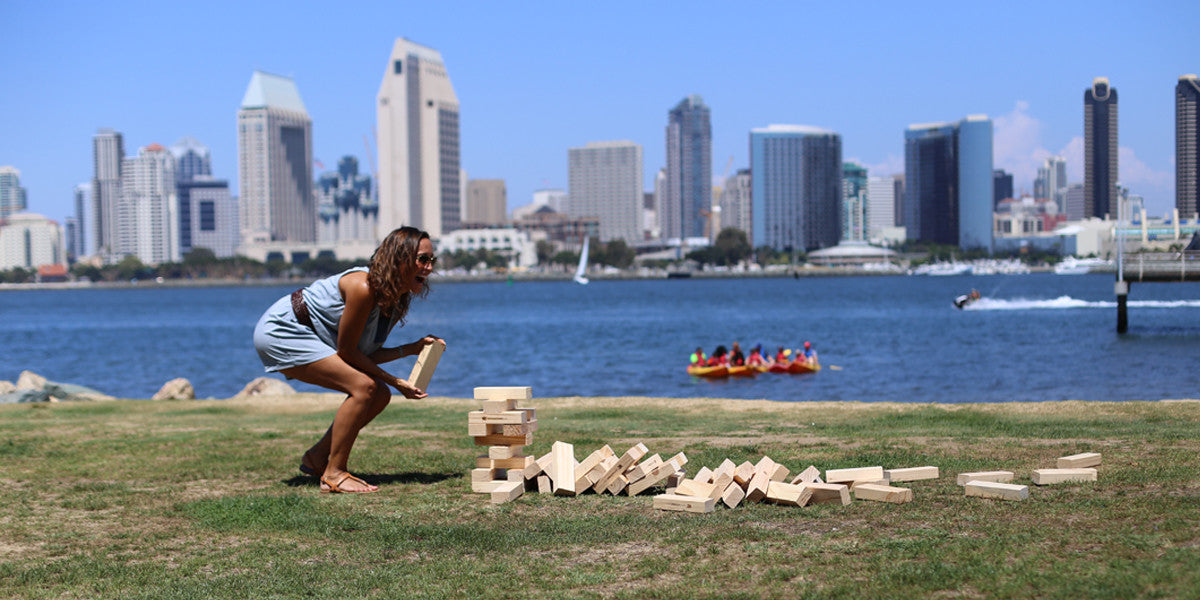 Who knew 56 blocks of wood could be so fun.