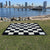 Giant Chess & Checkers Nylon Mat (8'10" x 8'10")