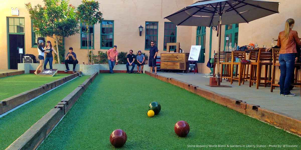 Bocce Ball Courts in San Diego Bars & Restaurants