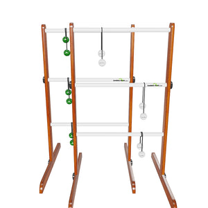 Ladder Golf® Tournament Edition Double Ladder Ball Game (New Stronger Design)