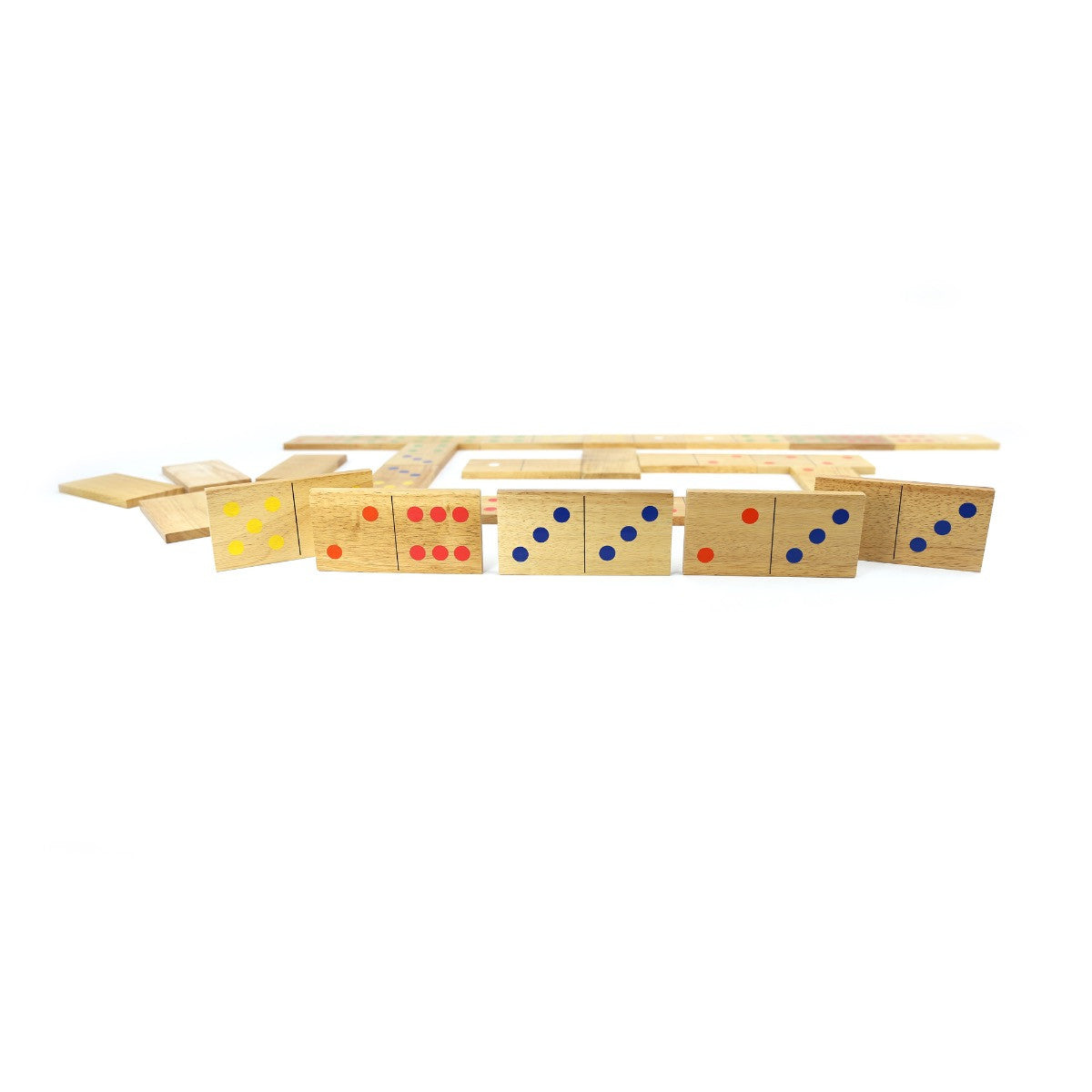 Giant Wooden Dominoes (Color Pips)
