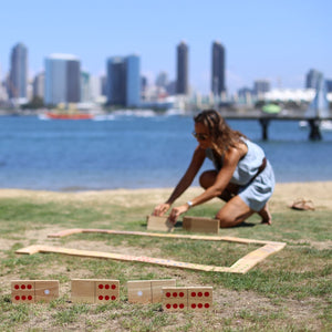 Giant Wooden Dominoes (Color Pips)