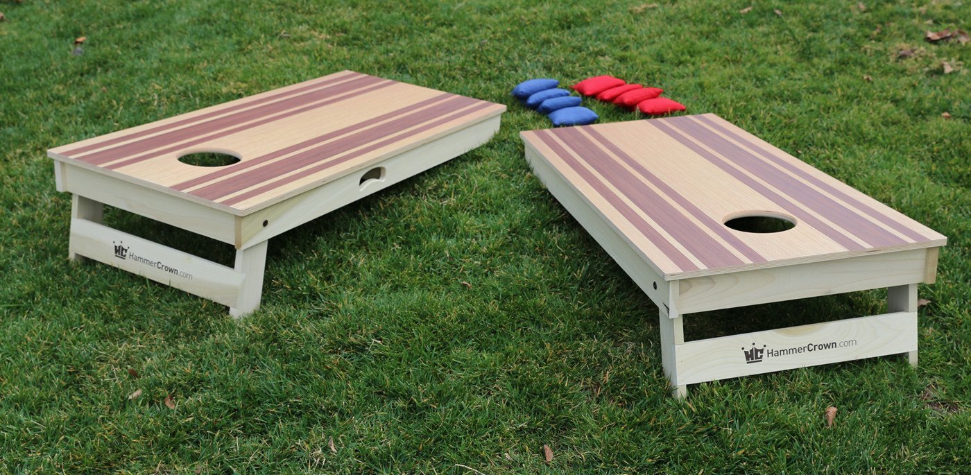 Racing Stripe Cornhole Boards