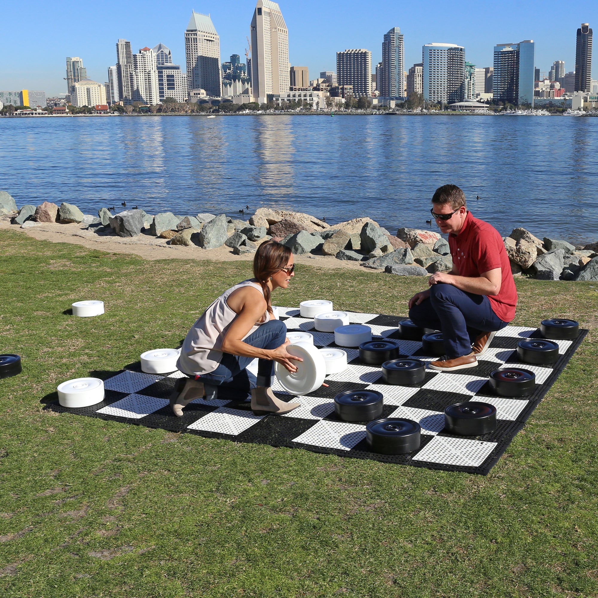 Giant Checkers Set