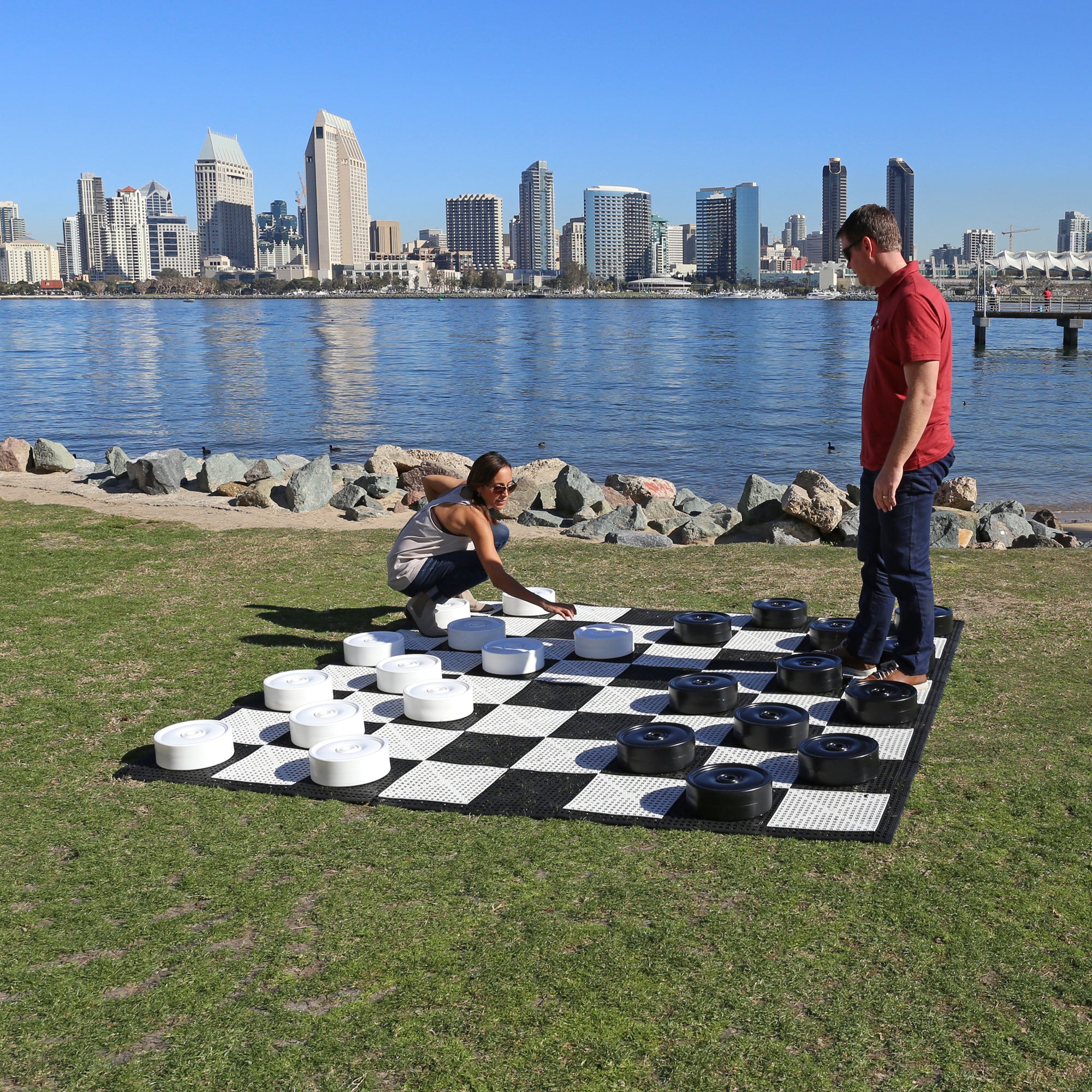 Giant Checkers Set
