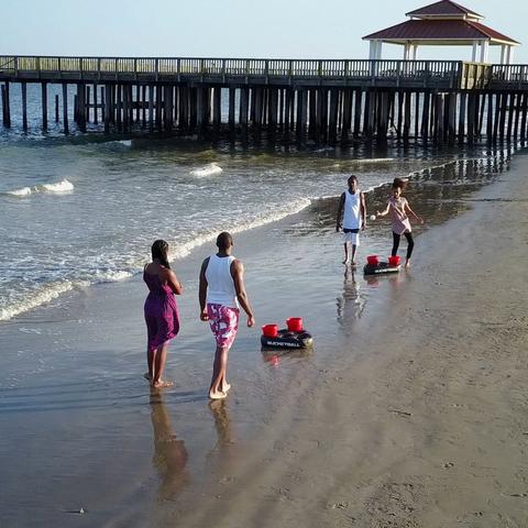 Bucket Ball - Party Pack With Inflatable Racks + 3 sets of balls