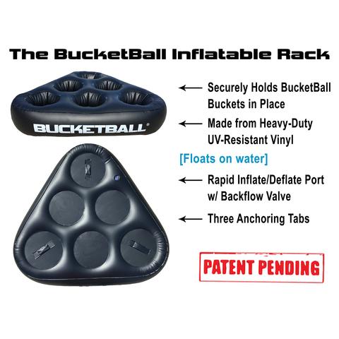 Bucket Ball - Party Pack With Inflatable Racks + 3 sets of balls