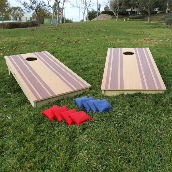 Premium Cornhole Game (Racing Stripes)