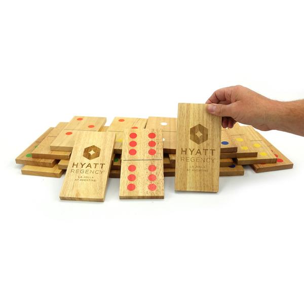 Personalized Giant Wood Dominoes