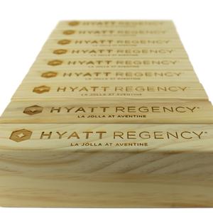 Personalized Giant Tumble Tower with FREE bonus block bottle opener