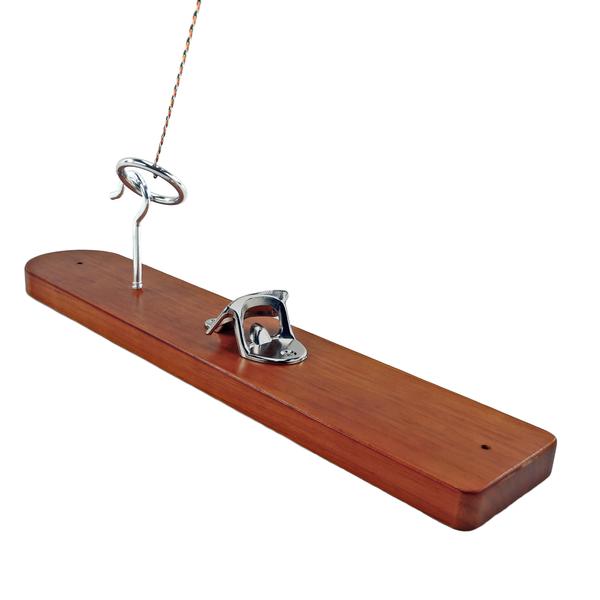 Hook and Ring Game with Bottle Opener and Magnetic Bottle Cap Catch