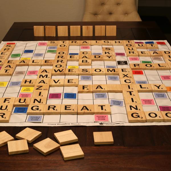 Giant Wooden Words Game